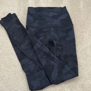 Lululemon wunder train leggings Camo